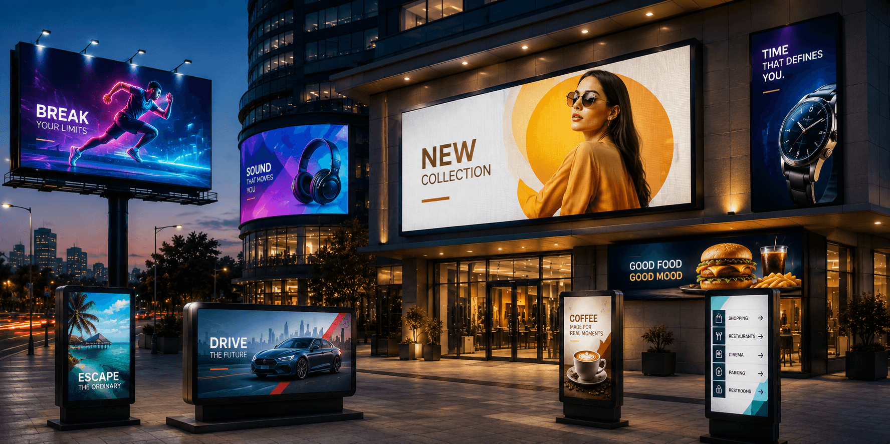 LED Wall & Digital Screen Advertising